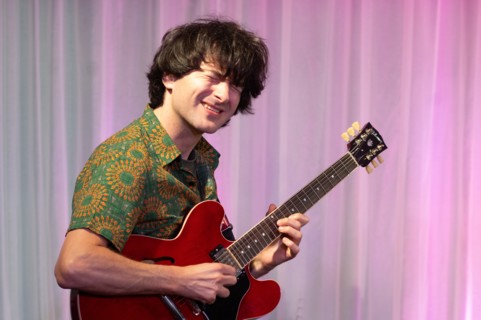 Rob Luft, Arild Anderson Trio, Watermill Jazz Club, Dorking, Surrey, June 2026. Creator: Brian O'Connor.