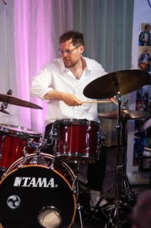 Daniel Sommer, Arild Anderson Trio, Watermill Jazz Club, Dorking, Surrey, June 2026. Creator: Brian O'Connor.
