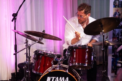 Daniel Sommer, Arild Anderson Trio, Watermill Jazz Club, Dorking, Surrey, June 2026. Creator: Brian O'Connor.