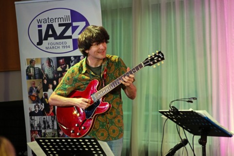 Rob Luft, Arild Anderson Trio, Watermill Jazz Club, Dorking, Surrey, June 2026. Creator: Brian O'Connor.
