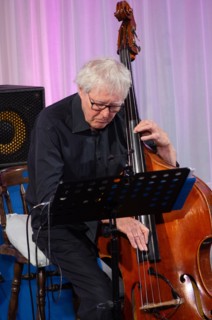 Arild Anderson, Arild Anderson Trio, Watermill Jazz Club, Dorking, Surrey, June 2026. Creator: Brian O'Connor.