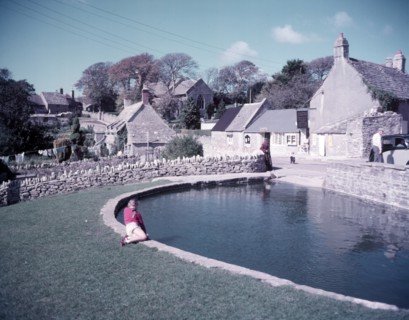 Village pond, Worth Matravers, Dorset, c1955. Creator: Arthur Charles Kirby Ware.