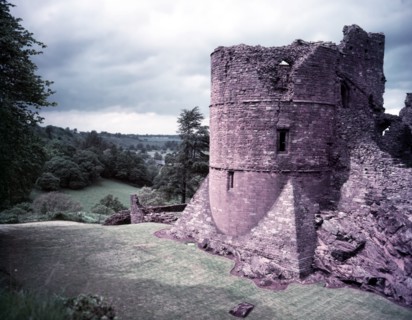 Goodrich Castle, Herefordshire, c1955.  Creator: Arthur Charles Kirby Ware.