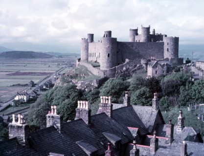 Harlech Castle, Wales, c1955.  Creator: Arthur Charles Kirby Ware.