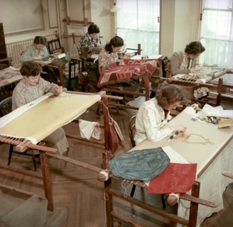 The Main Workroom, Royal School of Needlework, c1955. Creator: Arthur Charles Kirby Ware.