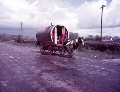 Gypsy caravan, Ireland, c1955. Creator: Arthur Charles Kirby Ware.
