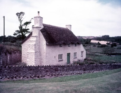 Cottage near Ogmore, Glamorgan, c1955. Creator: Arthur Charles Kirby Ware.