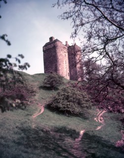 Neidpath Castle, Peebles, Scotland, c1955. Creator: Arthur Charles Kirby Ware.