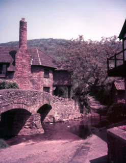 Pack-horse bridge, Allerford, Somerset, c1950s. Creator: Arthur Charles Kirby Ware.
