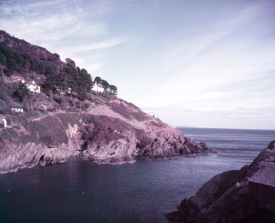 Cliffs at Polperro, Cornwall, c1955. Creator: Arthur Charles Kirby Ware.