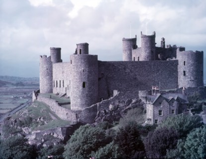 Harlech Castle, Wales, c1955.  Creator: Arthur Charles Kirby Ware.