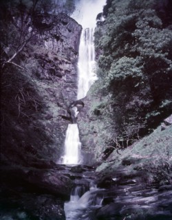 Pistyll Rhaeadr Waterfall, Wales, c1955.  Creator: Arthur Charles Kirby Ware.