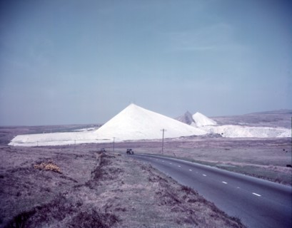 China clay mines near Bodmin, Cornwall, c1955. Creator: Arthur Charles Kirby Ware.