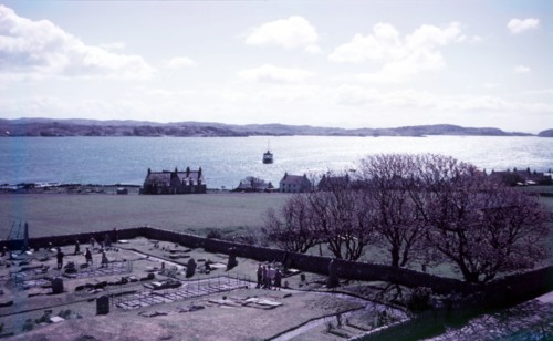 Burial ground of Scottish kings, Isle of Iona, Scotland, c1955.  Creator: Arthur Charles Kirby Ware.