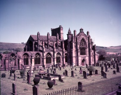 Melrose Abbey, Scotland, c1955. Creator: Arthur Charles Kirby Ware.