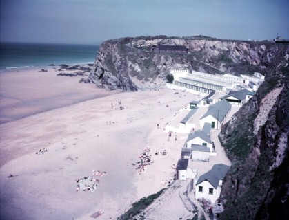 Tolcarne Sands, Newquay, Cornwall, c1955. Creator: Arthur Charles Kirby Ware.