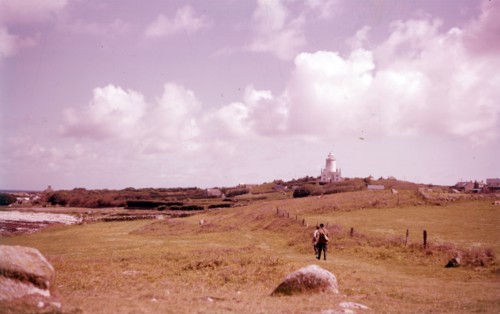 Disused lighthouse, St Agnes, Isles of Scilly, c1955. Creator: Arthur Charles Kirby Ware.