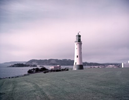 The Hoe and Smeaton's Tower, Plymouth, Devon, c1955. Creator: Arthur Charles Kirby Ware.