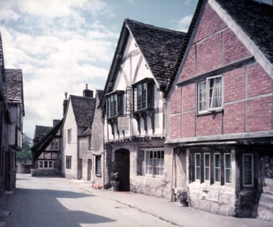 Sign of the Angel guest house, Lacock, Wiltshire, c1955.  Creator: Arthur Charles Kirby Ware.