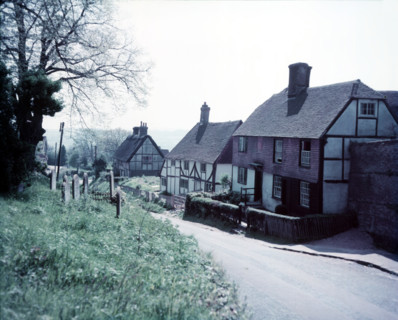Old cottages, School Hill, Burwash, Sussex, c1955. Creator: Arthur Charles Kirby Ware.