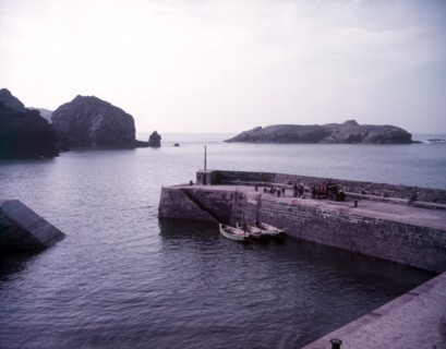 Mullion Cove Harbour, Cornwall, c1955. Creator: Arthur Charles Kirby Ware.