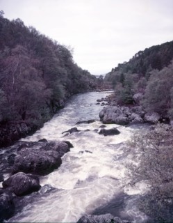 Falls on the River Gruinard, near Gruinard Bay, Scotland, c1955. Creator: Arthur Charles Kirby Ware.