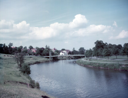 River Severn, Shrewsbury, Shropshire, c1955. Creator: Arthur Charles Kirby Ware.