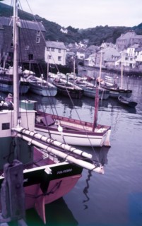 Polperro Harbour, Cornwall, c1955. Creator: Arthur Charles Kirby Ware.