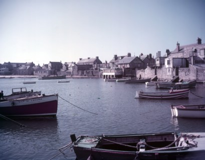 The Pool and Hugh Town from Garrison Hill, St Mary's, Isles of Scilly, c1955. Creator: Arthur Charles Kirby Ware.