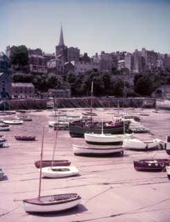 Tenby Harbour, Pembrokeshire, c1955. Creator: Arthur Charles Kirby Ware.