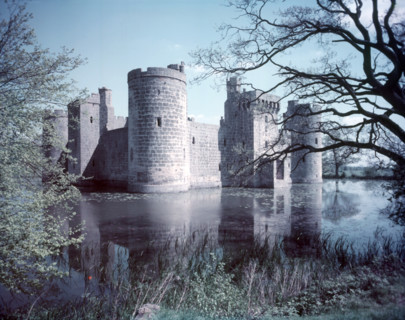 Bodiam Castle, Sussex, c1955. Creator: Arthur Charles Kirby Ware.