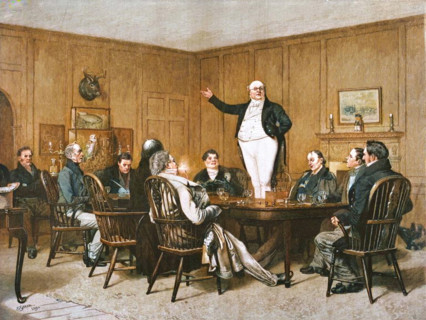 ''"The Pickwick Club" after Charles Green, R.I.', 1890. Creator: Charles Green.