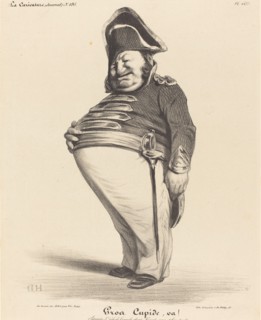 Gros Cupide, va!, 1834. Creator: Honore Daumier.