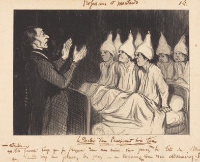 Le dortoir d'un pensionnat bien tenu, 1846. Creator: Honore Daumier.