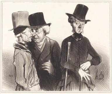 - Voilà! t'es devenu rentier, moi médecin, lui est devenu lion, 1841. Creator: Honore Daumier.
