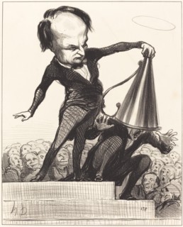 Une gloire éteint l'autre, c1849. Creator: Honore Daumier.