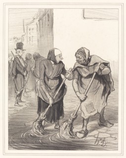 Dites donc, mame Giboulard..., 1843. Creator: Honore Daumier.