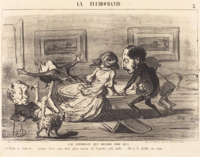 Une expérience qui réussit trop bien, 1853. Creator: Honore Daumier.