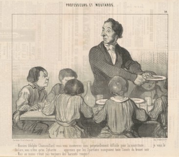 Monsieur Adolphe Chamouillard vous vous montrerez donc ..., 19th century. Creator: Honore Daumier.