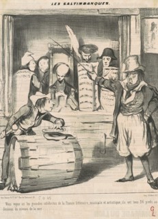 Vous yoyez ici les grandes célébrités..., 19th century. Creator: Honore Daumier.