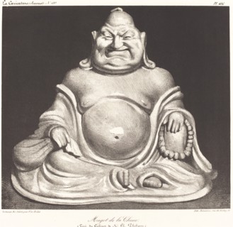 Magot de la Chine, 1834. Creator: Honore Daumier.