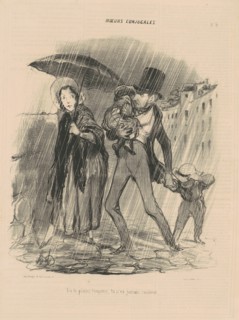 Tu te plains toujours, tu n'es jamais content, October 22, 1839. Creator: Honore Daumier.