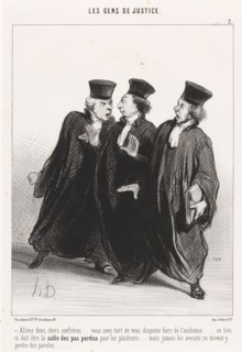 Allons donc, chers confrères..., 1845. Creator: Honore Daumier.