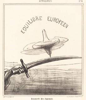 Renouvelé des Japonais, 1867. Creator: Honore Daumier.