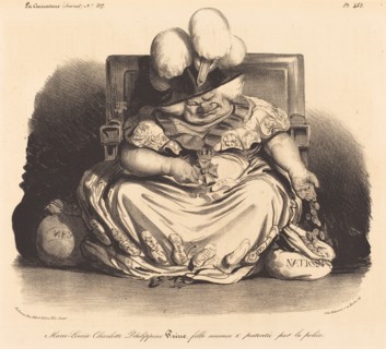 Marie-Louise-Charlotte-Philippine Pairie..., 1834. Creator: Honore Daumier.