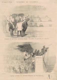 Occupation des représentans spécialement chargés ..., 19th century. Creator: Honore Daumier.