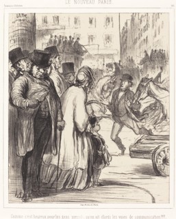 Le Nouveau Paris, 1862. Creator: Honore Daumier.