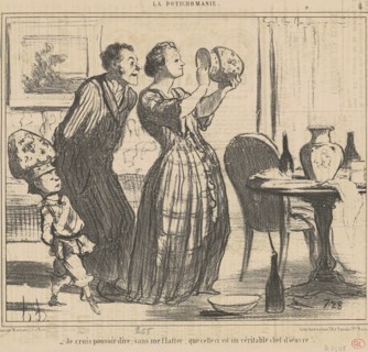 Je crois pouvoir dire, sans me flatter, que celle-ci est un véritable chef-d'oeuvre!, c1855. Creator: Honore Daumier.