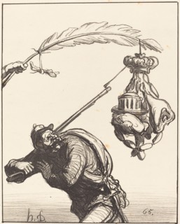 La paix à tout prix, 1870. Creator: Honore Daumier.