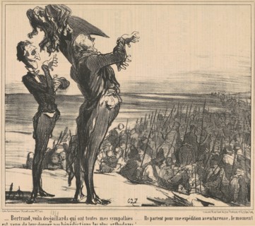 Bertrand, voilà des gaillards qui ont toutes mes sympathies..., 19th century. Creator: Honore Daumier.